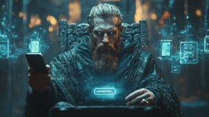 julia_giulina_A_majestic_Viking_king_Harald_Bluetooth_seated_on_07603989-ee16-4e4c-96b8-cb957e28a76d